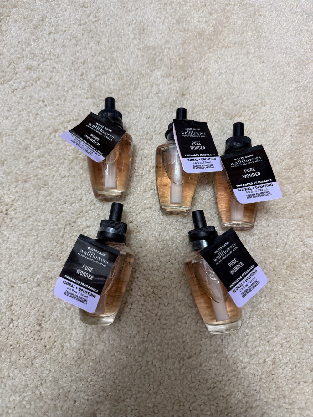 NEW NWT 5 Bath & Body Works Refills - Pure Wonder